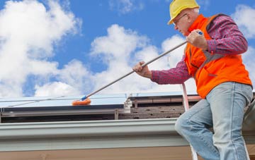 Hook soft wash roof cleaning